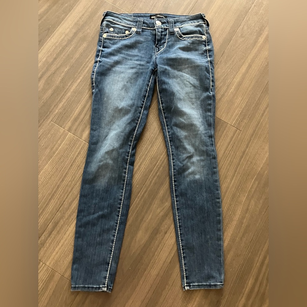 True Religion Halle Low Rise Skinny Jeans
